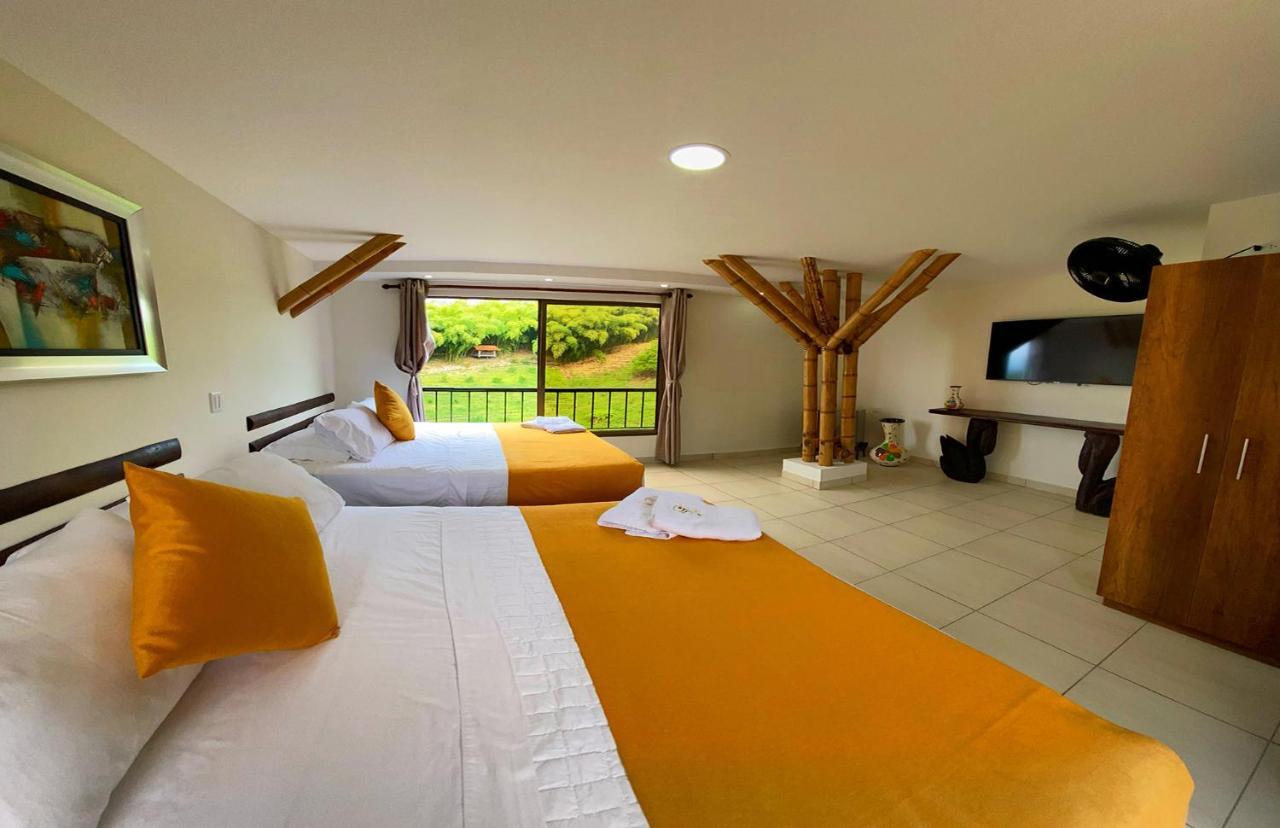 La Victoria Hotel Campestre キンバヤ エクステリア 写真